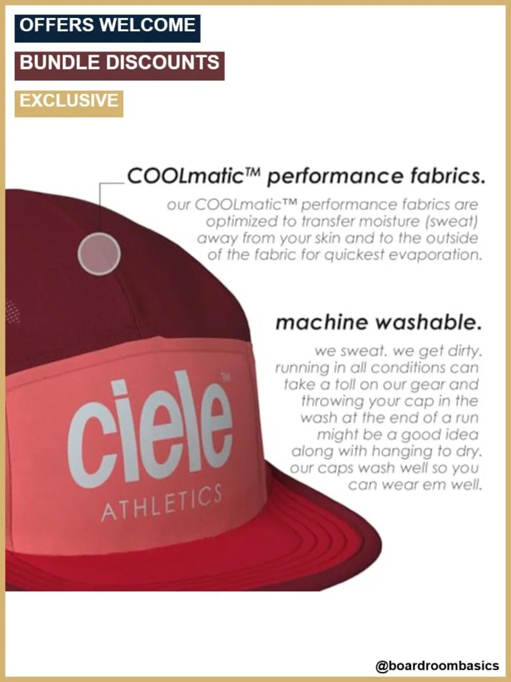 Premium Washable Moisture Wicking Hat Sun Protection 5-Panel Knit Running Hat